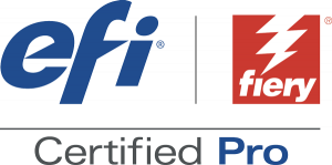 EFI and Fiery logos Certified Pro